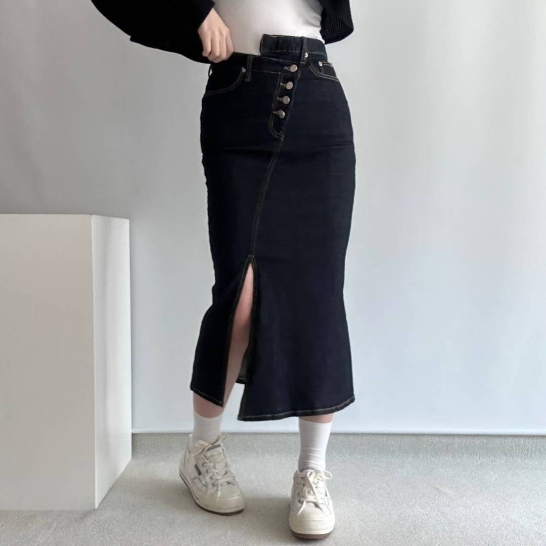 J CAT東大門㊣直郵女裝新款熱賣人氣時尚真品休閑職業長裙J CAT長裙