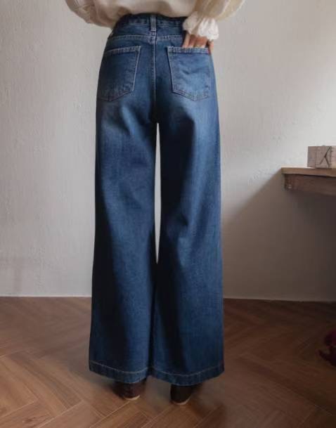 STELLA東大門㊣實拍女裝新品休閑人氣真品熱賣時尚牛仔褲羊毛STELLA牛仔褲