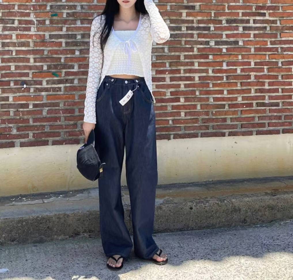 J CAT東大門㊣代購女士新款熱賣人氣休閑推薦25秋冬牛仔褲J CAT牛仔褲