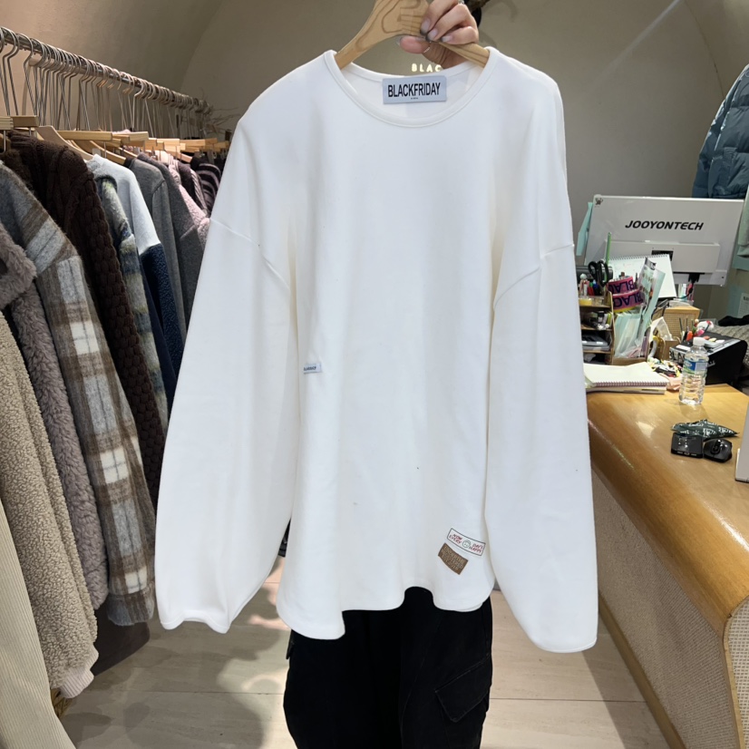 BLACKFRIDAY韓國代購㊣女裝新品推薦休閑熱賣時尚人氣長袖T恤BLACK FRIDAY長袖T恤圖色1
