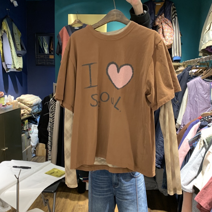 MERCI LINDA韓國代購㊣女裝新品推薦真品熱賣25秋冬職業T恤MERCI LINDAT恤圖色3