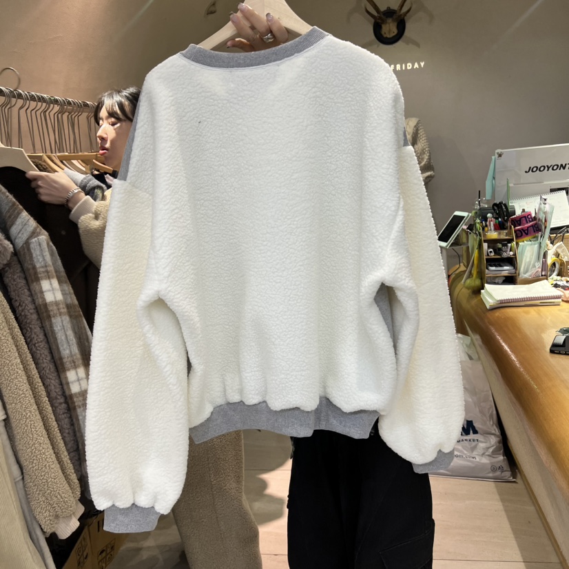 BLACKFRIDAY東大門㊣實拍女裝新款推薦時尚人氣職業衛衣加絨BLACK FRIDAY衛衣