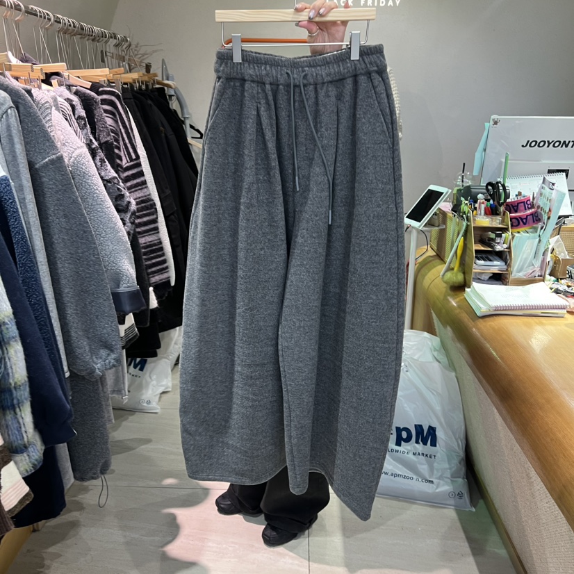 BLACKFRIDAY東大門㊣實拍女士新款真品職業熱賣休閑休閑褲加絨BLACK FRIDAY休閑褲圖色2