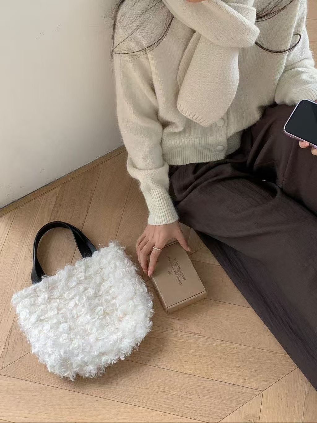 ORANGE-오렌지-OT韓國直郵㊣女士新品熱賣25秋冬推薦手提包ORANGE手提包圖色2