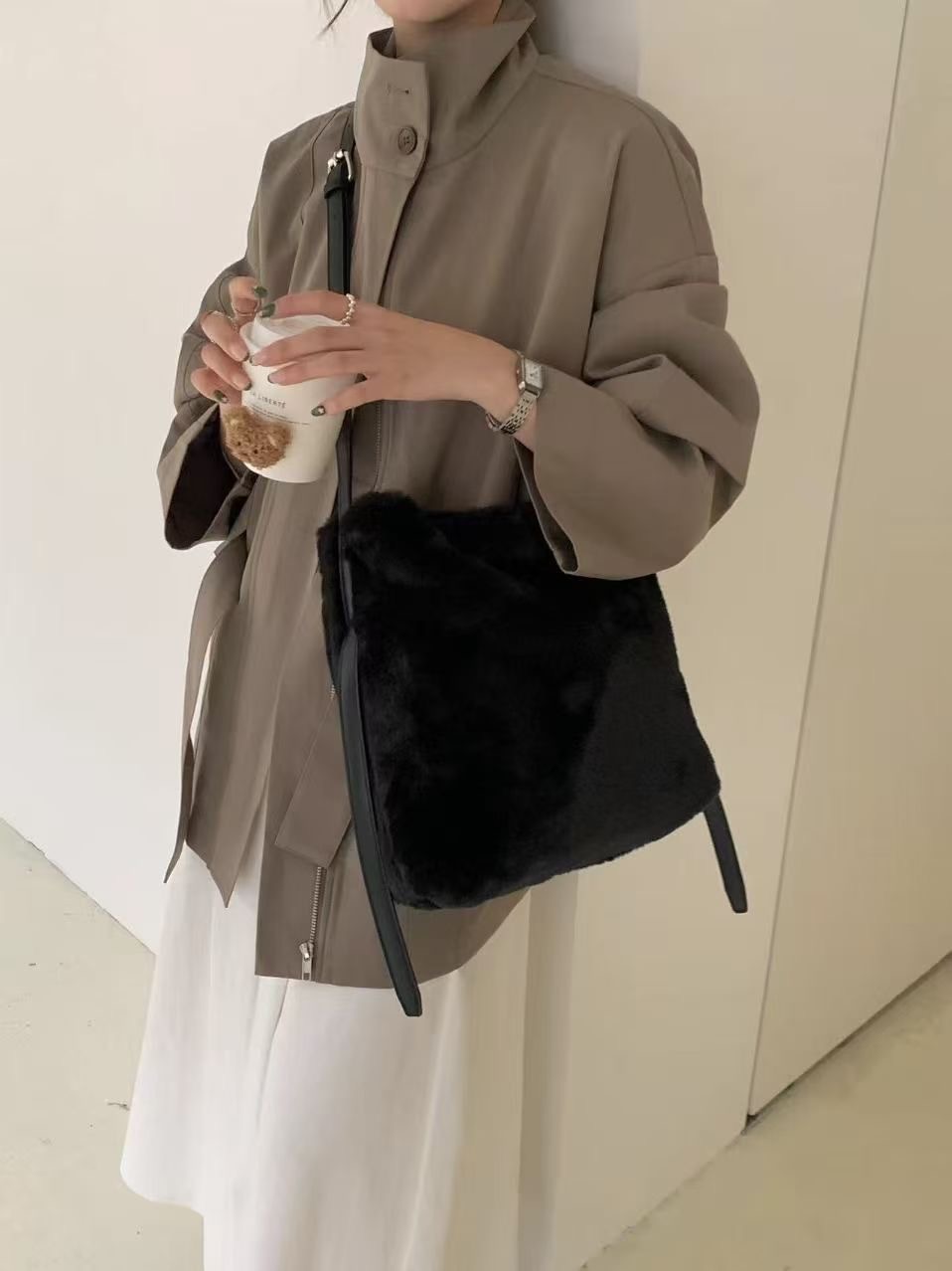 ORANGE-오렌지-OT韓國直郵㊣女士新品休閑時尚單肩斜跨包ORANGE單肩/斜跨包圖色3