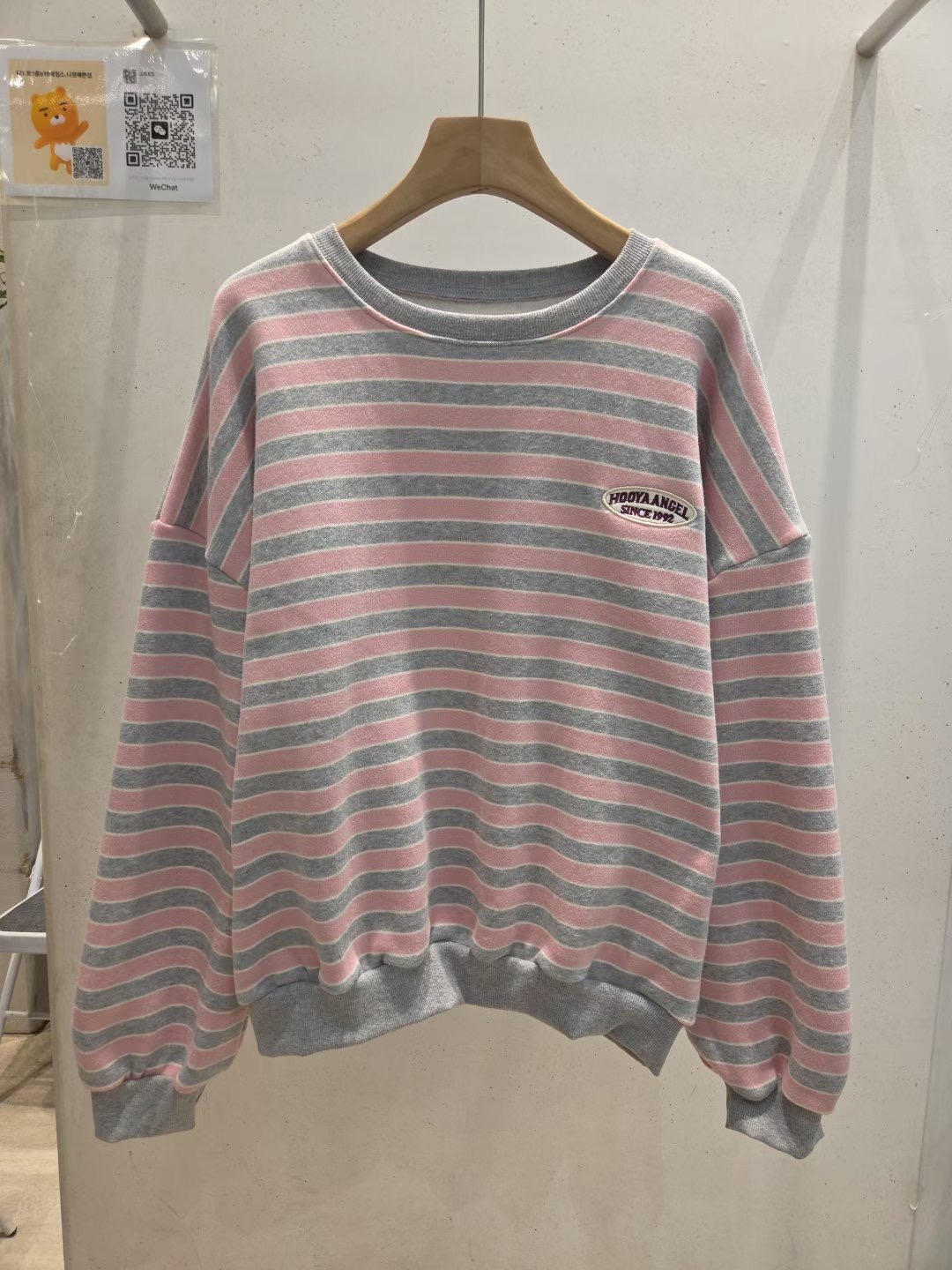 JAMES 제임스韓國代購㊣女裝新款人氣真品熱賣25秋冬衛衣加絨JAMES衛衣圖色1