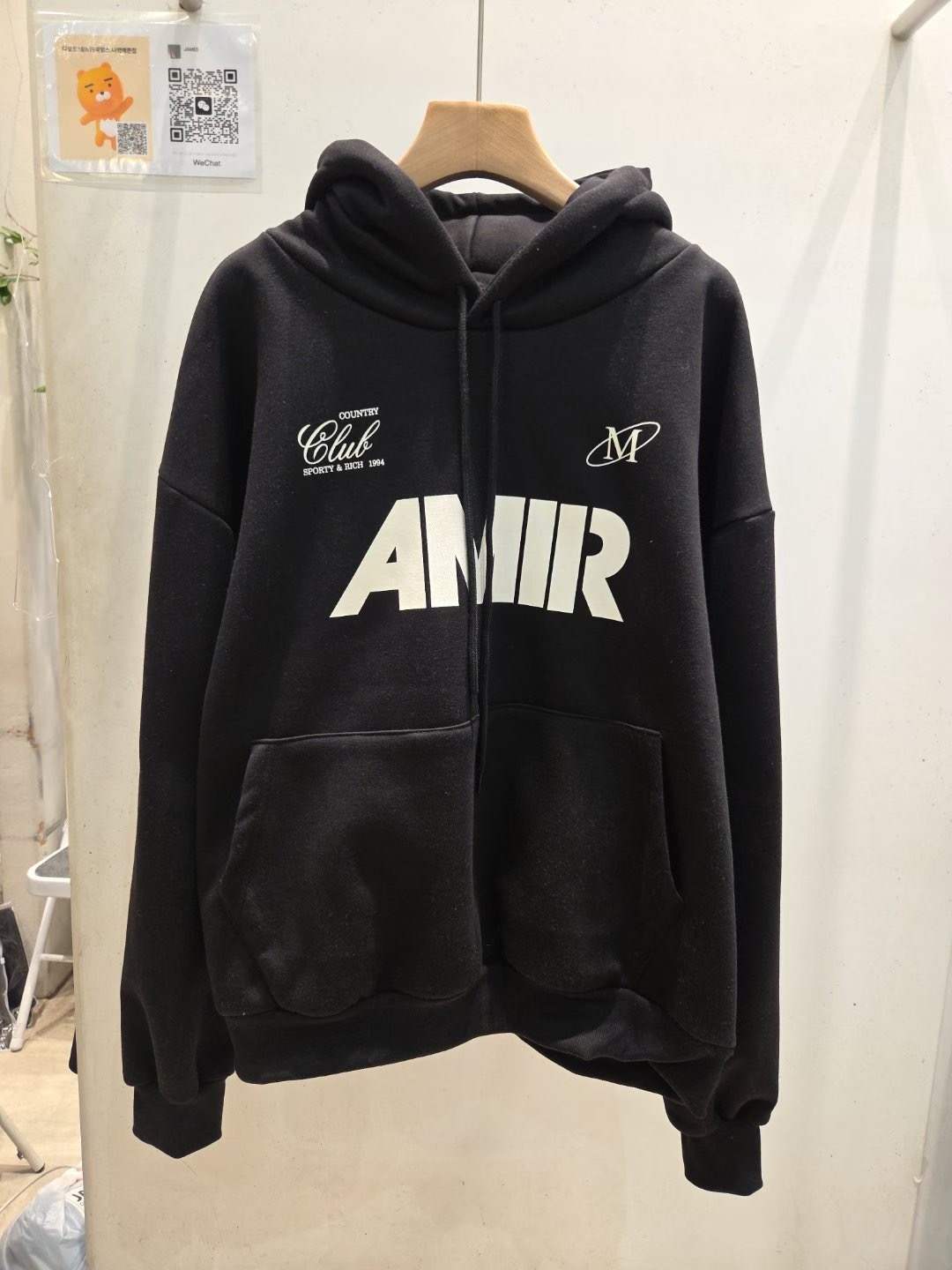 JAMES 제임스東大門㊣代購女士新款熱賣推薦人氣衛衣兜帽加絨JAMES衛衣圖色3