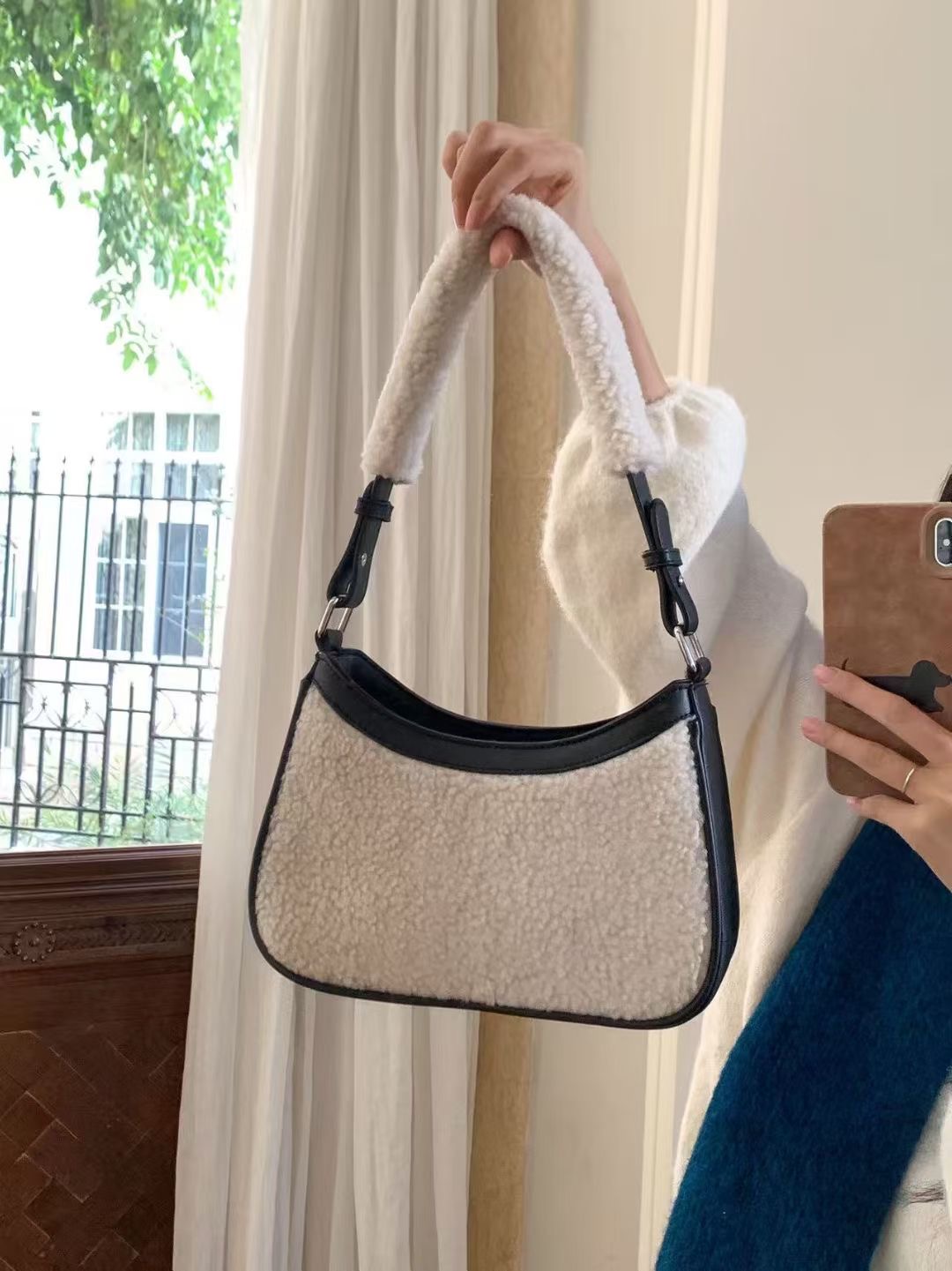 ORANGE-오렌지-OT東大門㊣直郵女士新款熱賣手拿包腋下包ORANGE手拿包/腋下包圖色1