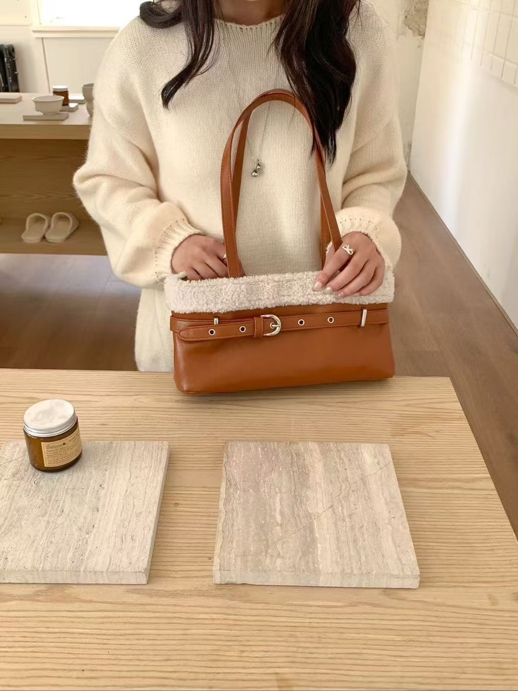 ORANGE-오렌지-OT韓國代購㊣女裝新款休閑時尚單肩斜跨包ORANGE單肩/斜跨包圖色2