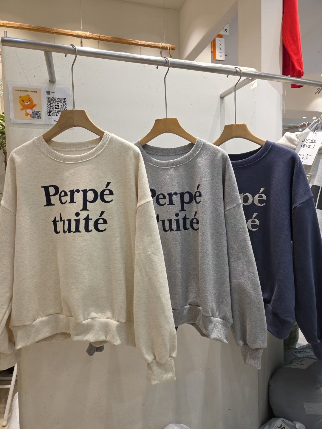 JAMES 제임스韓國直郵㊣女士新品熱賣時尚真品推薦衛衣毛絨JAMES衛衣