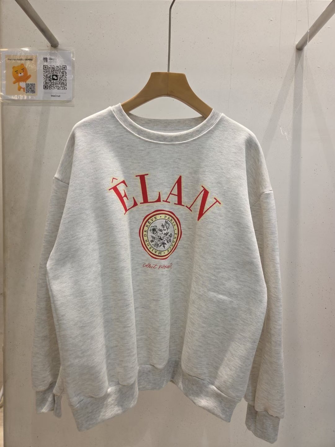 JAMES 제임스韓國代購㊣女裝新款真品時尚25秋冬推薦衛衣加絨JAMES衛衣圖色1