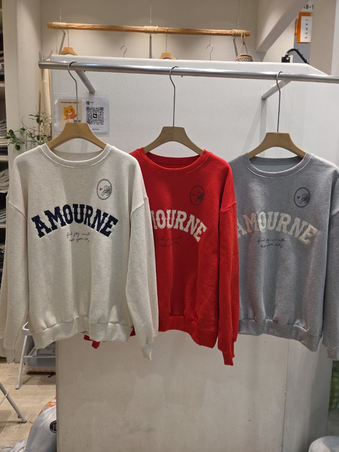 JAMES 제임스韓國代購㊣女士新品真品時尚熱賣人氣衛衣加絨JAMES衛衣