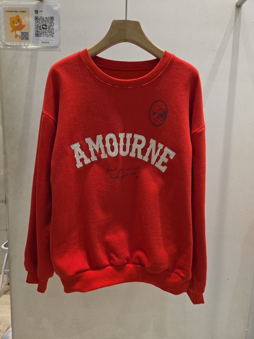 JAMES 제임스韓國代購㊣女士新品真品時尚熱賣人氣衛衣加絨JAMES衛衣圖色2