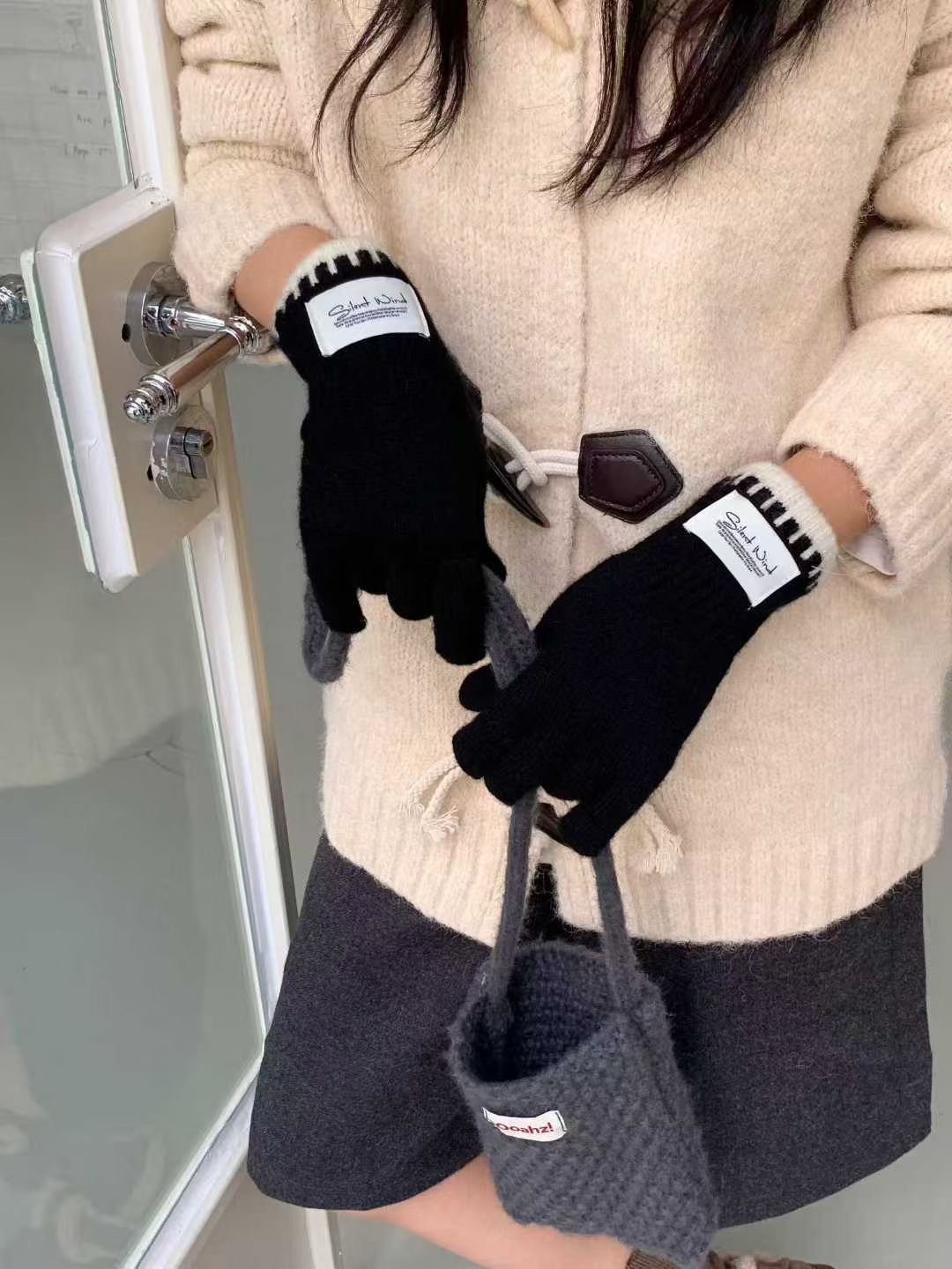 ORANGE-오렌지-OT東大門㊣直郵女裝新款人氣職業手套羊毛ORANGE手套圖色3