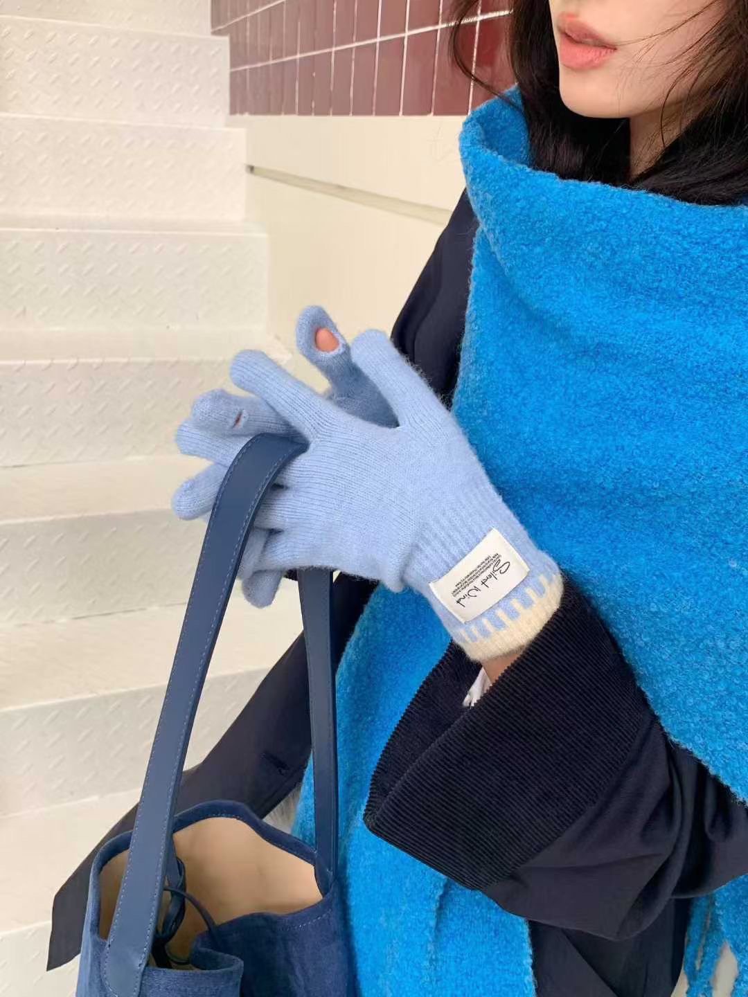 ORANGE-오렌지-OT東大門㊣直郵女裝新款人氣職業手套羊毛ORANGE手套圖色8