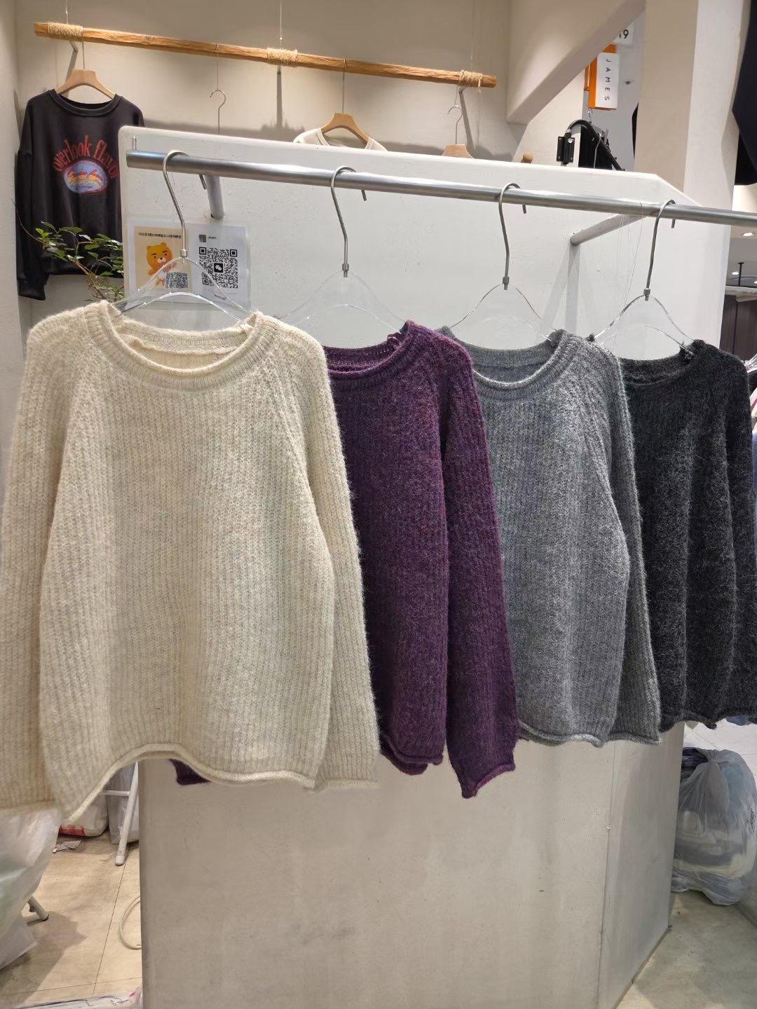 JAMES 제임스東大門㊣代購女裝新款時尚人氣熱賣真品針織衫JAMES針織衫