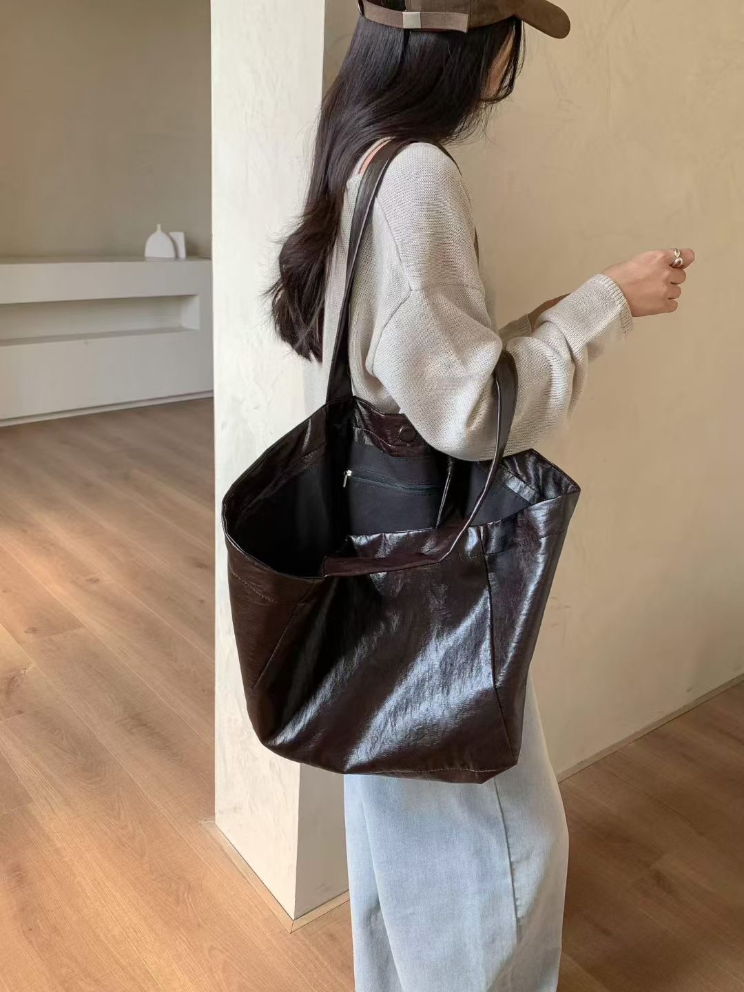 ORANGE-오렌지-OT東大門㊣直郵女士新款時尚休閑單肩斜跨包ORANGE單肩/斜跨包圖色2