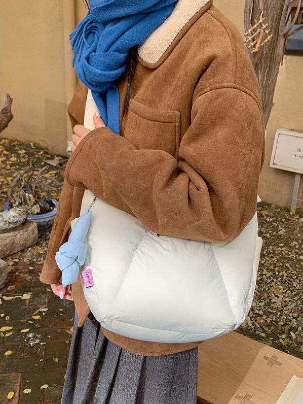 ORANGE-오렌지-OT韓國直郵㊣女士新品職業25秋冬單肩斜跨包棉ORANGE單肩/斜跨包圖色6