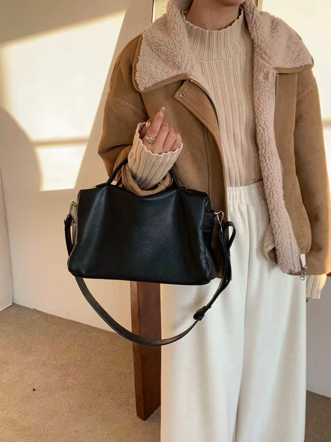 ORANGE-오렌지-OT韓國直郵㊣女士新品25秋冬真品單肩斜跨包ORANGE單肩/斜跨包圖色3