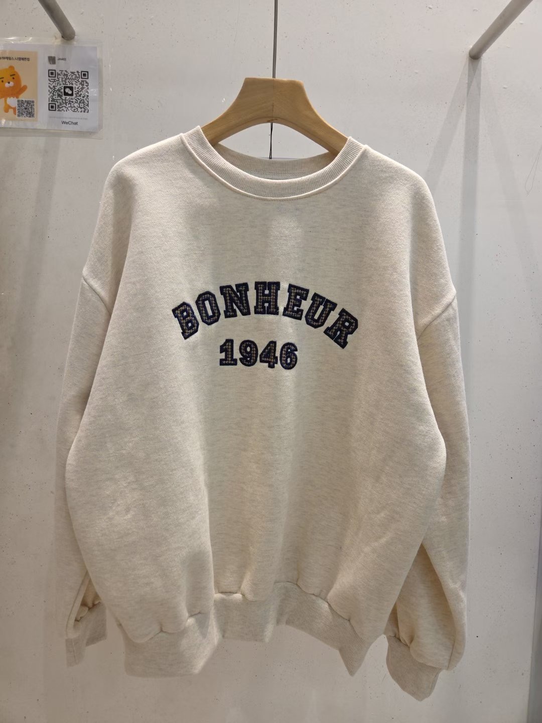 JAMES 제임스東大門㊣代購女裝新品休閑推薦時尚職業衛衣加絨JAMES衛衣圖色1