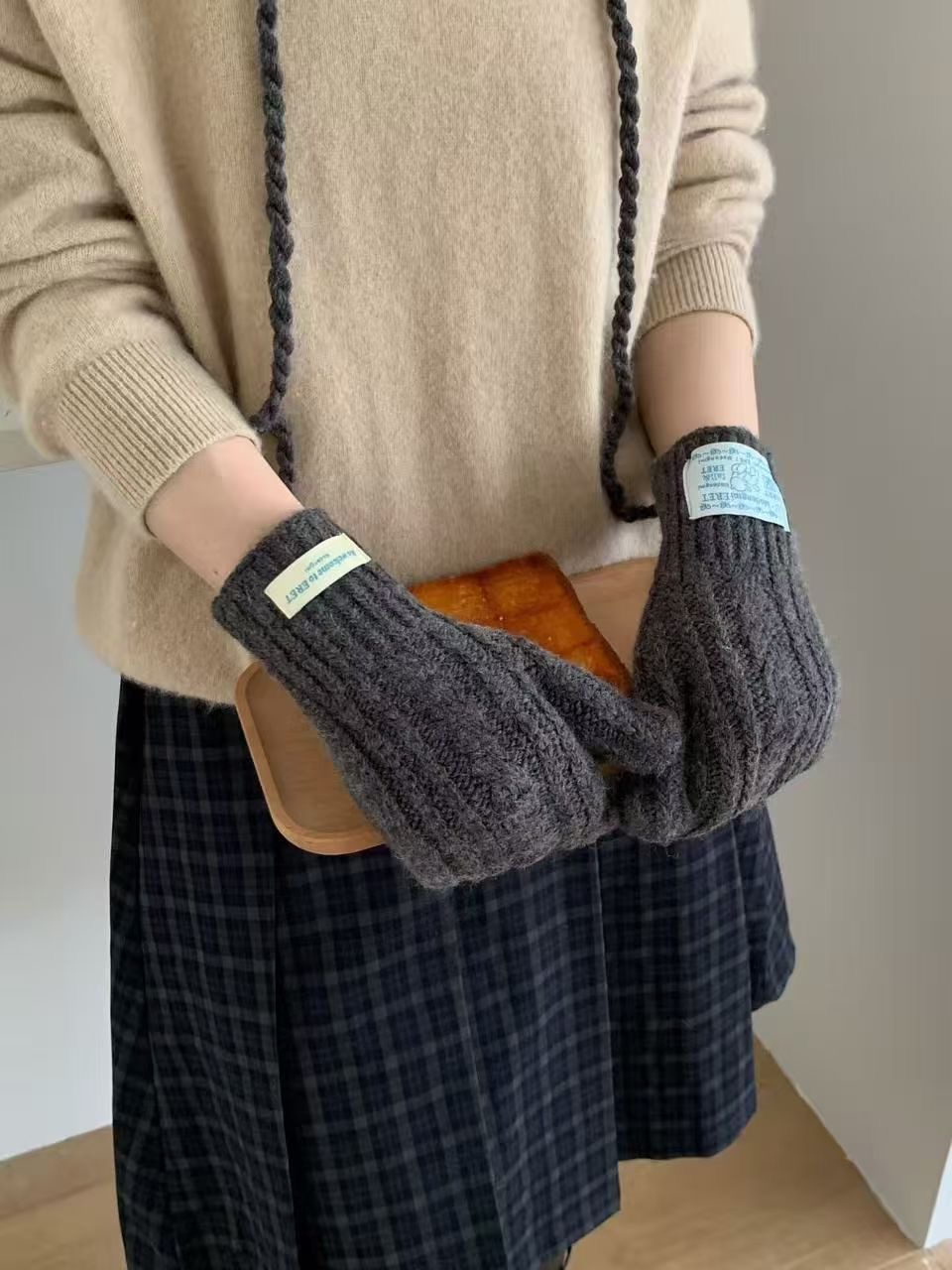 ORANGE-오렌지-OT東大門㊣代購女裝新款人氣真品25秋冬手套ORANGE手套圖色5