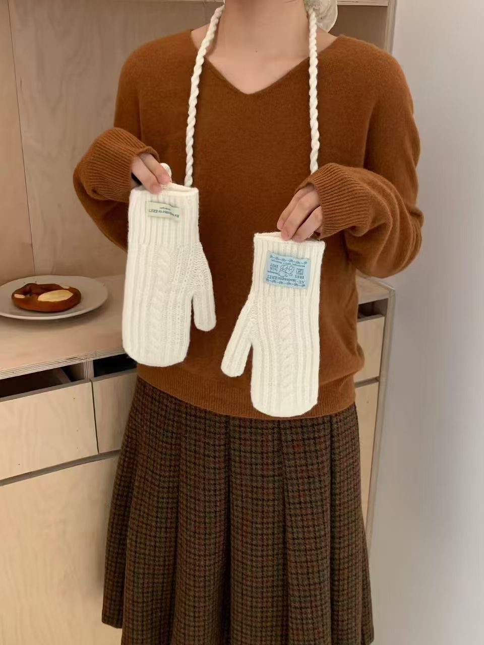 ORANGE-오렌지-OT東大門㊣代購女裝新款人氣真品25秋冬手套ORANGE手套圖色7