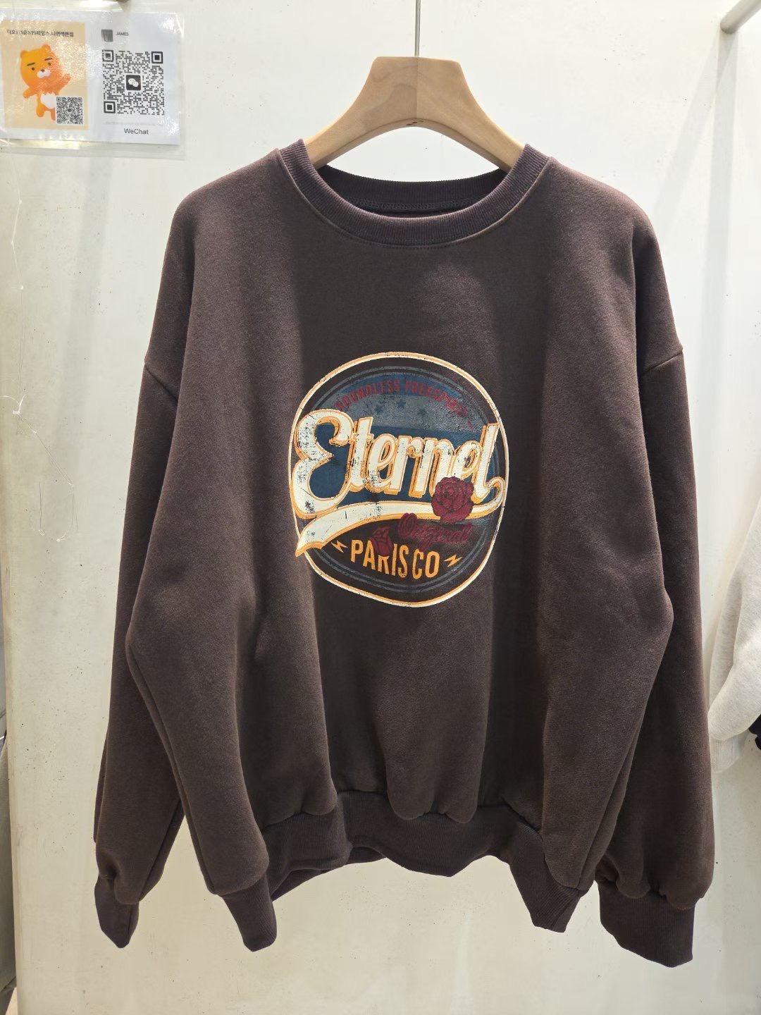 JAMES 제임스東大門㊣實拍女士新品熱賣25秋冬休閑推薦衛衣JAMES衛衣圖色3