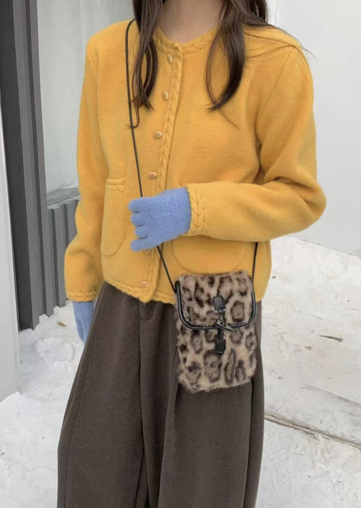 ORANGE-오렌지-OT韓國直郵㊣女士新款25秋冬職業單肩斜跨包ORANGE單肩/斜跨包圖色3