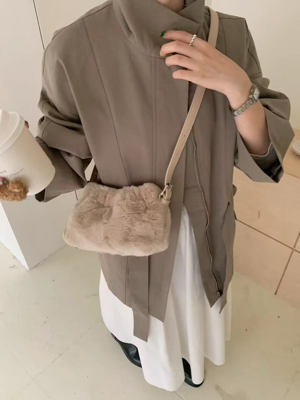 ORANGE-오렌지-OT東大門㊣直郵女士新款職業人氣單肩斜跨包ORANGE單肩/斜跨包圖色1