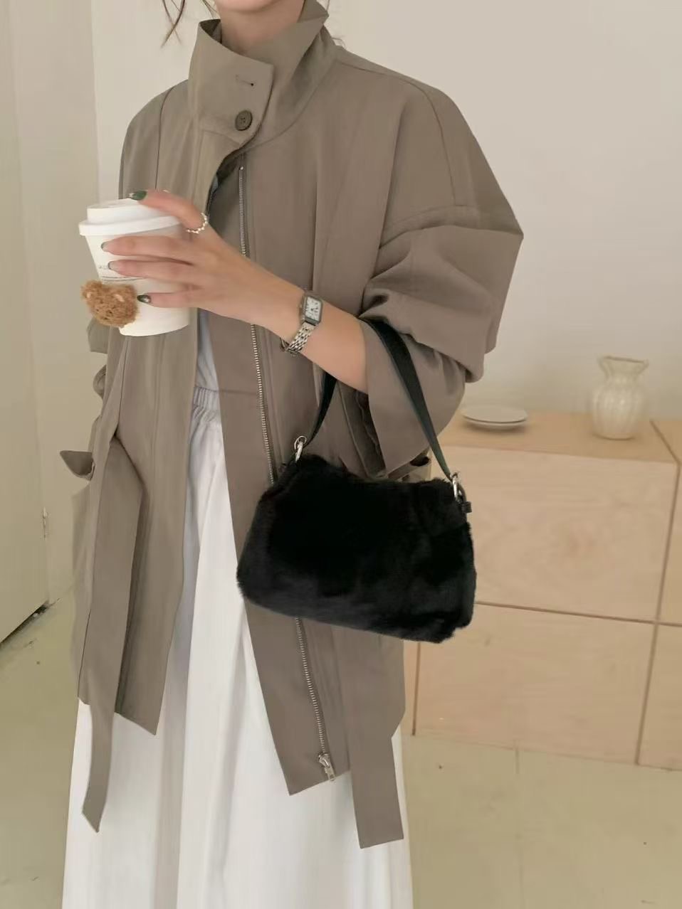 ORANGE-오렌지-OT東大門㊣直郵女士新款職業人氣單肩斜跨包ORANGE單肩/斜跨包圖色2