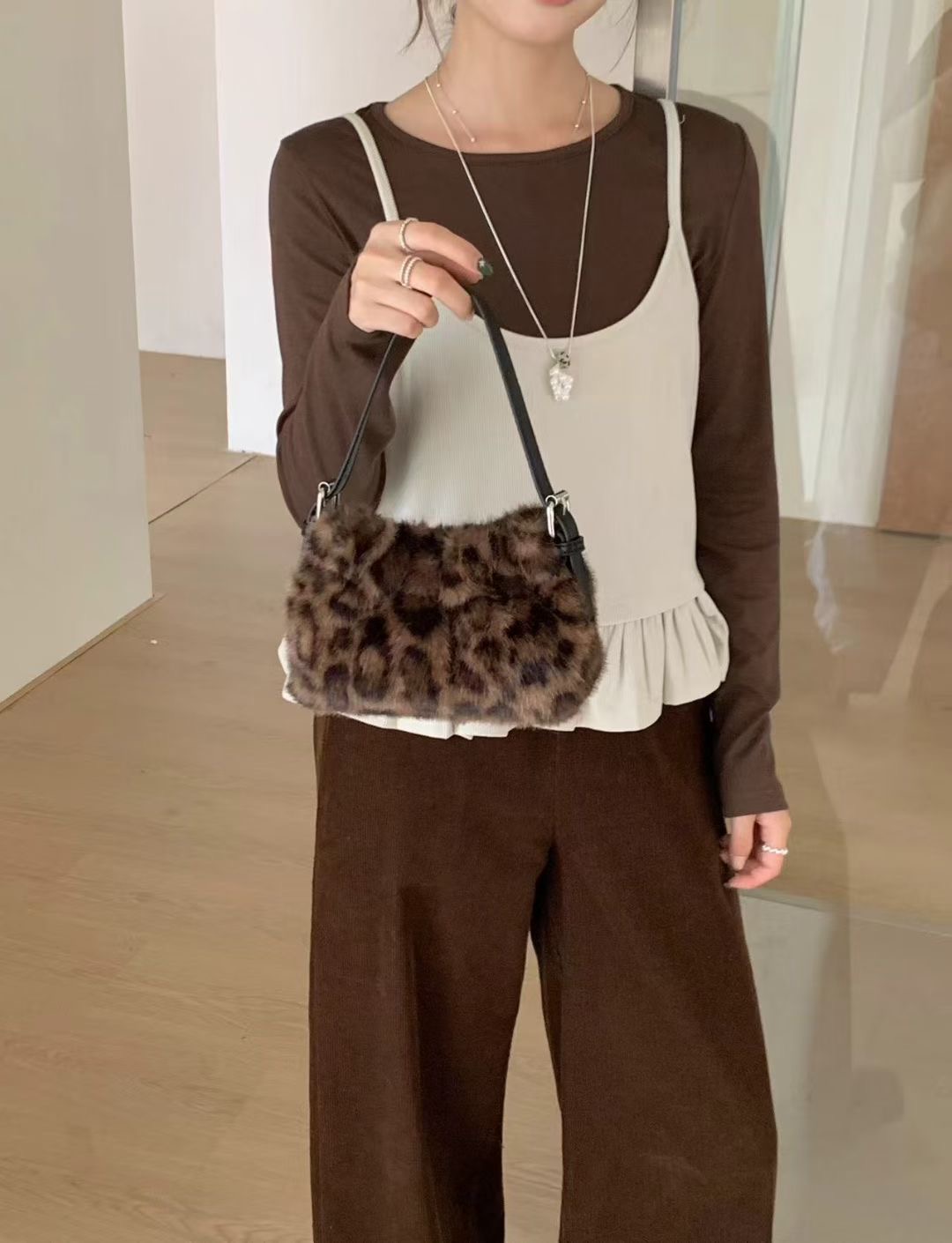 ORANGE-오렌지-OT東大門㊣直郵女士新款職業人氣單肩斜跨包ORANGE單肩/斜跨包圖色5