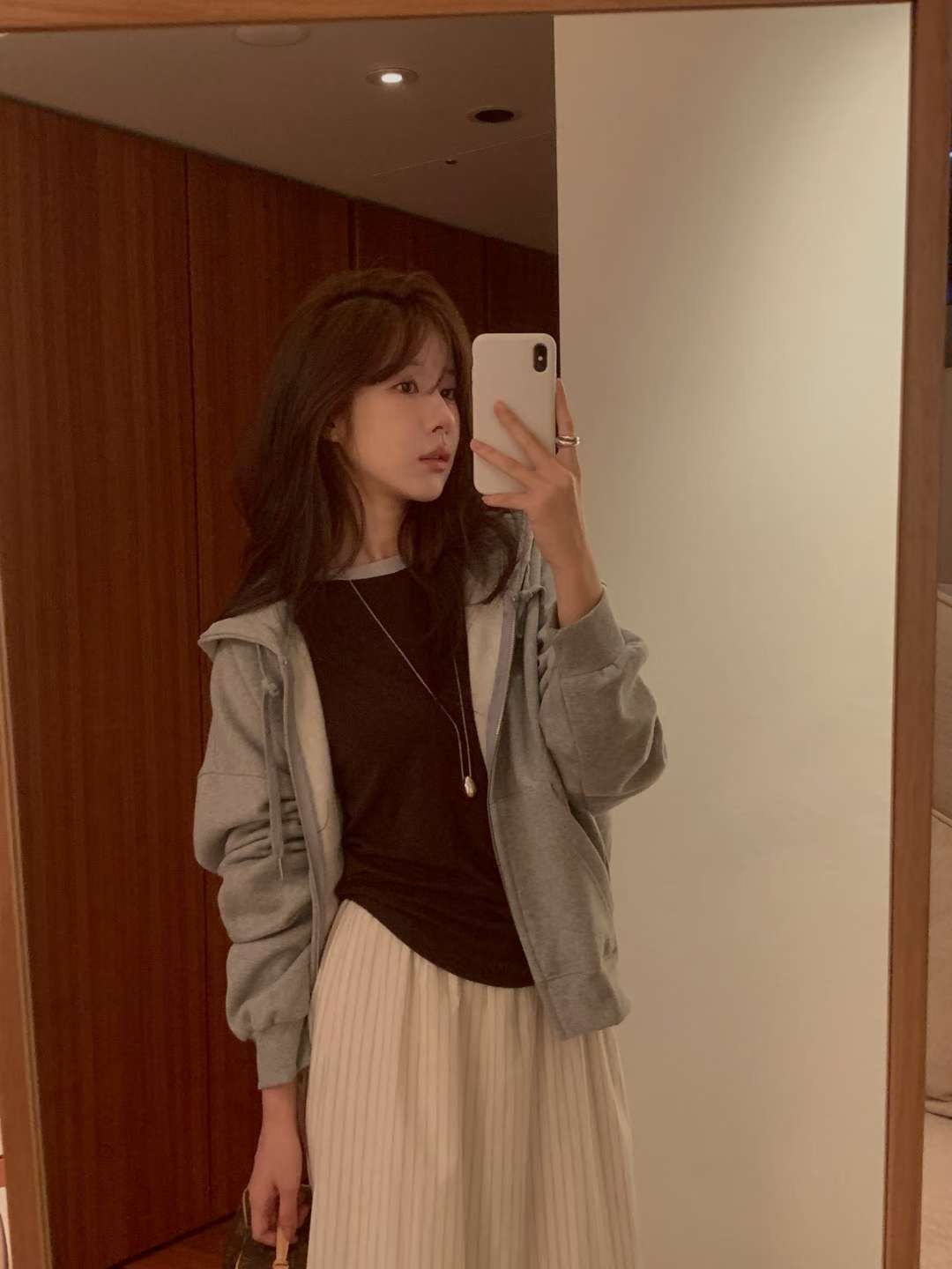 MIELLE-미엘르-OT韓國代購㊣女士新款真品夾克連帽拉鏈衫MIELLE-미엘르-OT夾克