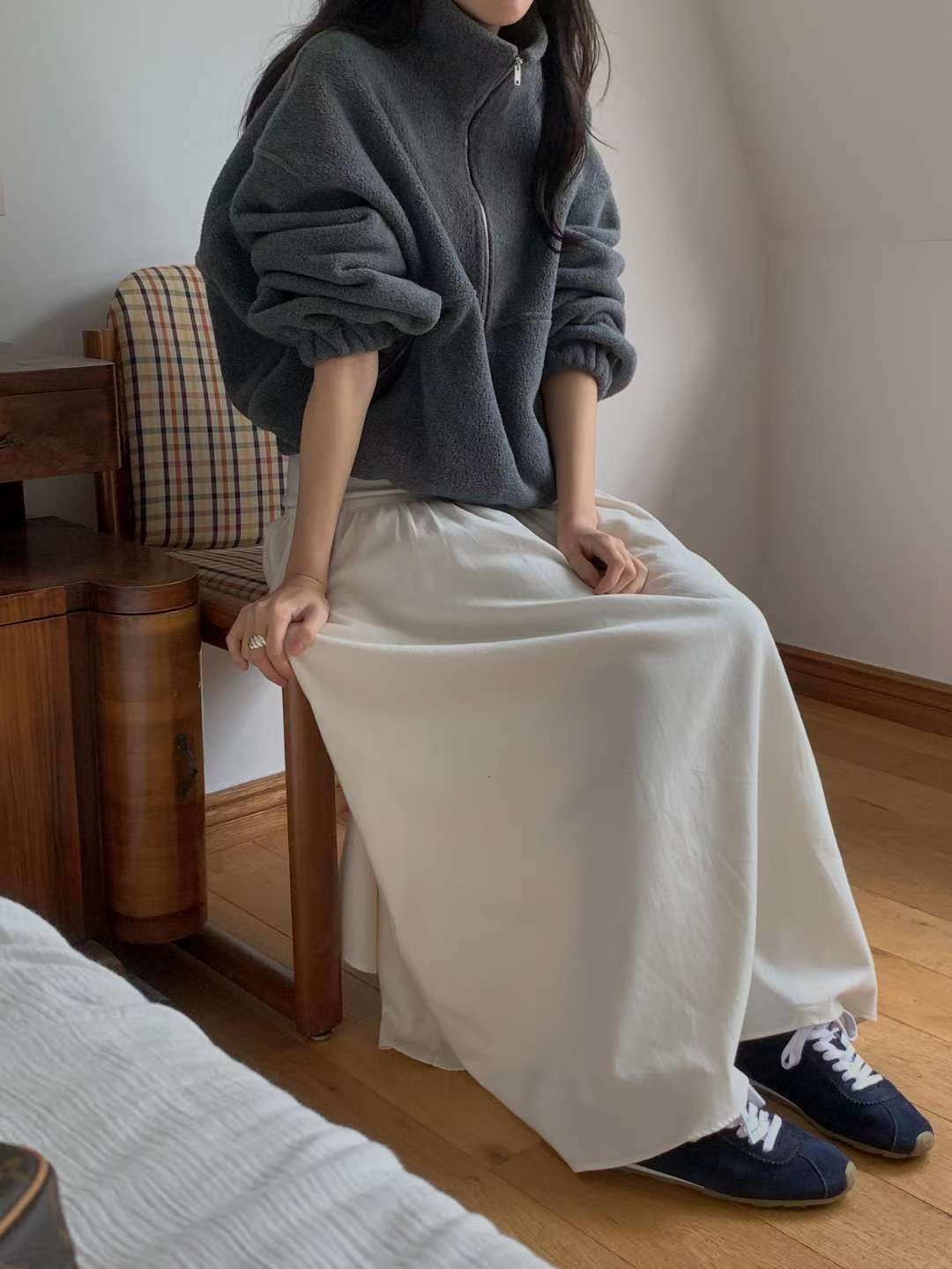 MIELLE-미엘르-OT韓國直郵㊣女士新款人氣25秋冬休閑長裙MIELLE-미엘르-OT長裙