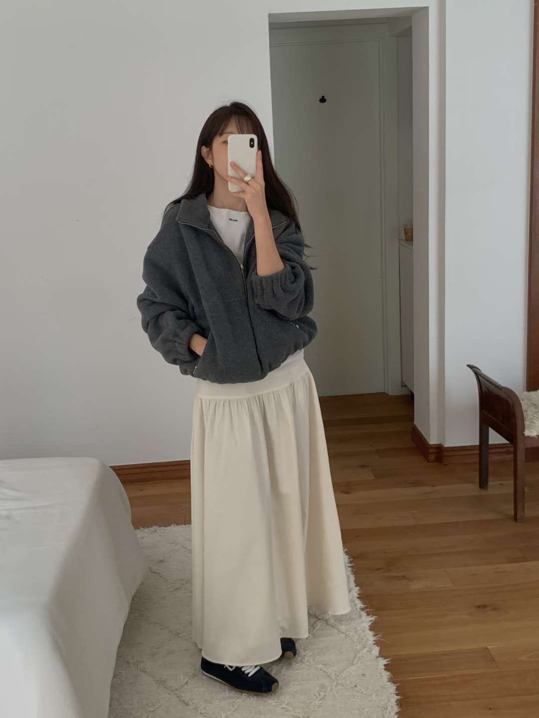 MIELLE-미엘르-OT韓國直郵㊣女士新款人氣25秋冬休閑長裙MIELLE-미엘르-OT長裙圖色2