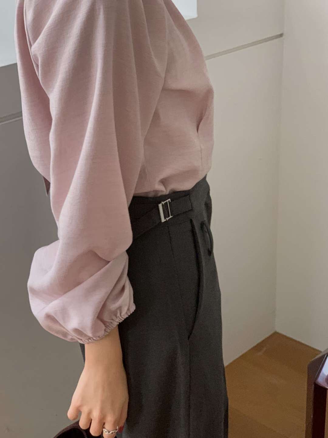 MIELLE-미엘르-OT韓國代購㊣女裝新品職業休閑褲不含腰帶MIELLE-미엘르-OT休閑褲