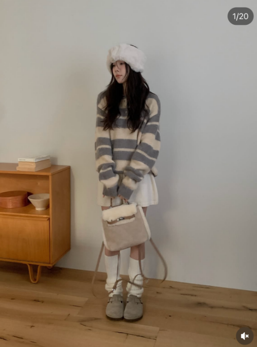 MIELLE-미엘르-OT韓國直郵㊣女士新品人氣熱賣推薦針織衫MIELLE-미엘르-OT針織衫