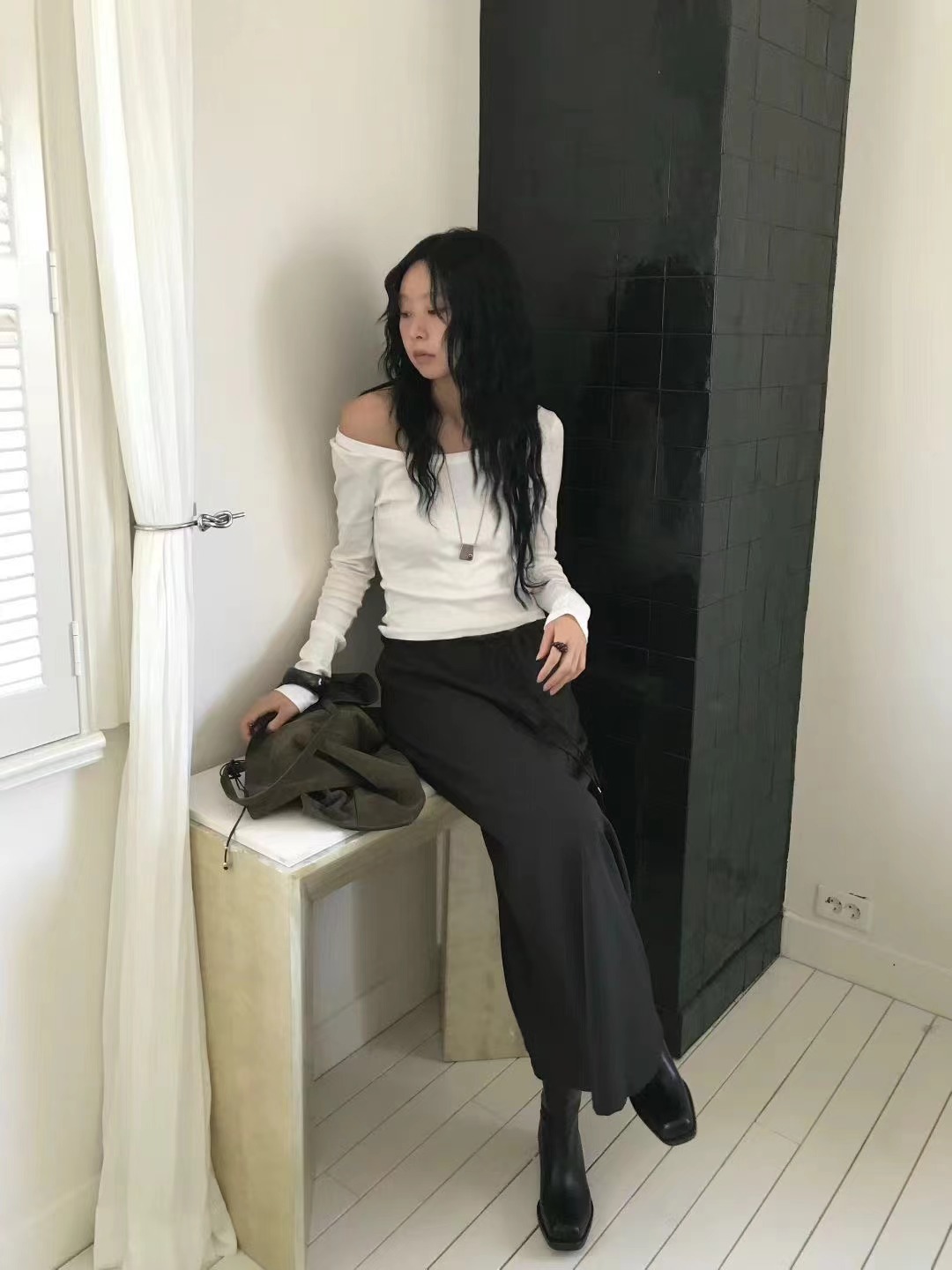 AVANDACE韓國直郵㊣女士新款人氣休閑25秋冬熱賣職業長袖T恤AVANDACE長袖T恤