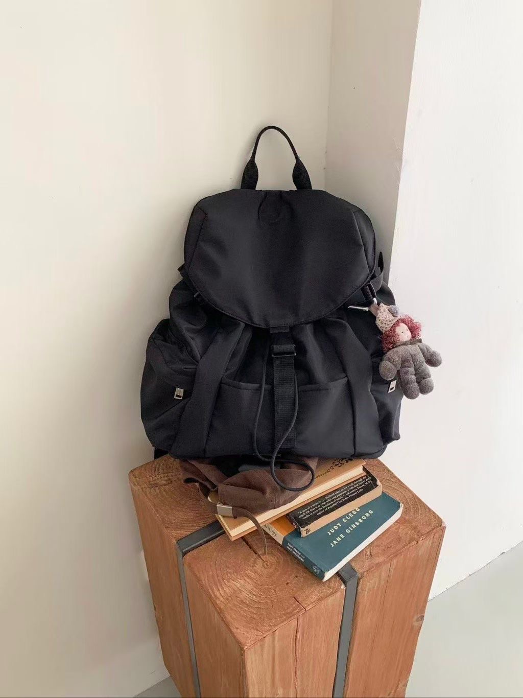 ORANGE-오렌지-OT東大門㊣直郵女士新品職業雙肩背包口袋ORANGE雙肩背包圖色2