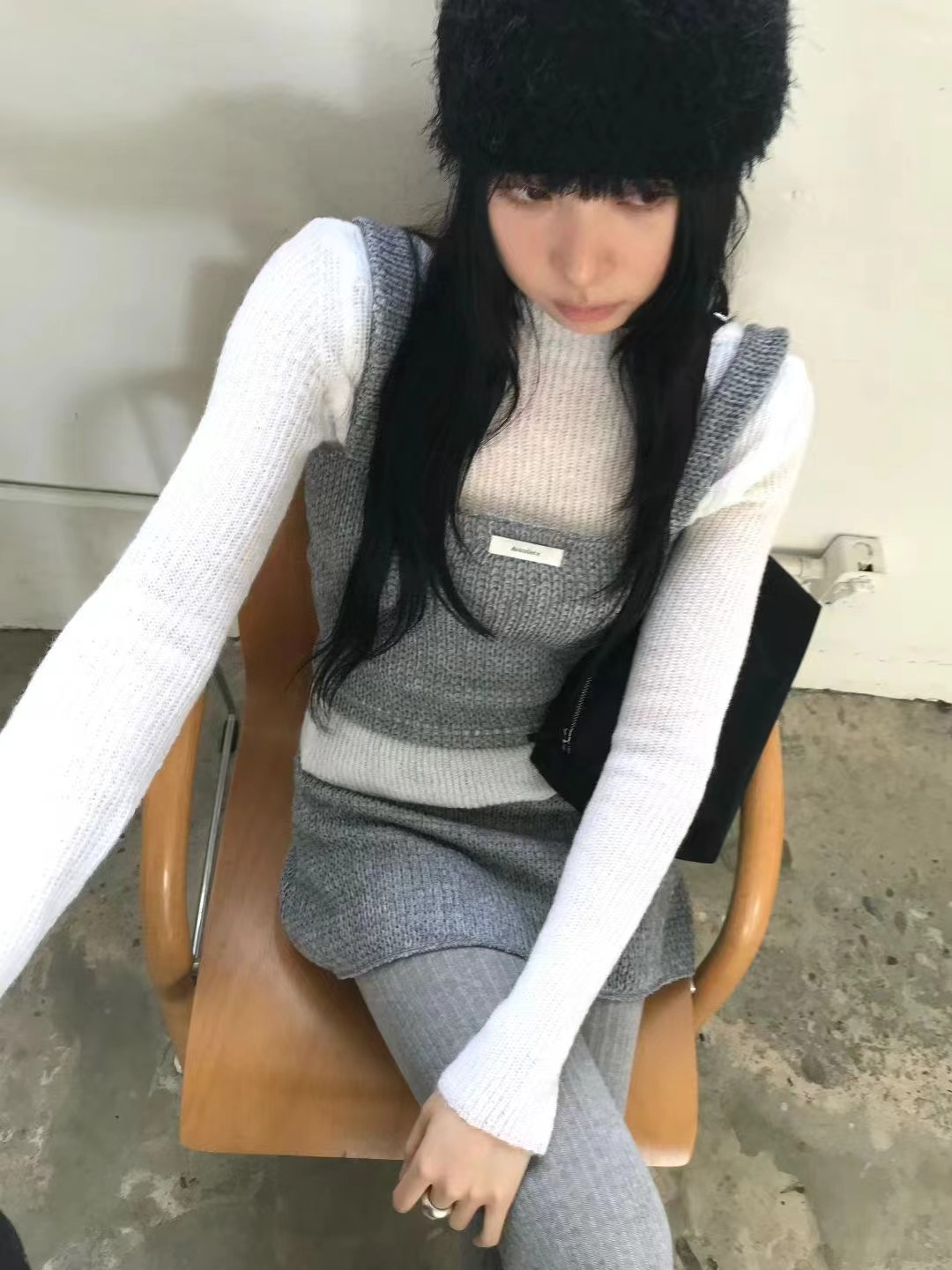 AVANDACE東大門㊣實拍女裝新款職業推薦人氣熱賣25秋冬針織衫AVANDACE針織衫