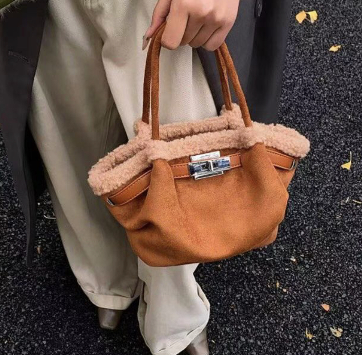 ORANGE-오렌지-OT東大門㊣實拍女裝新款時尚休閑推薦手提包ORANGE手提包圖色1