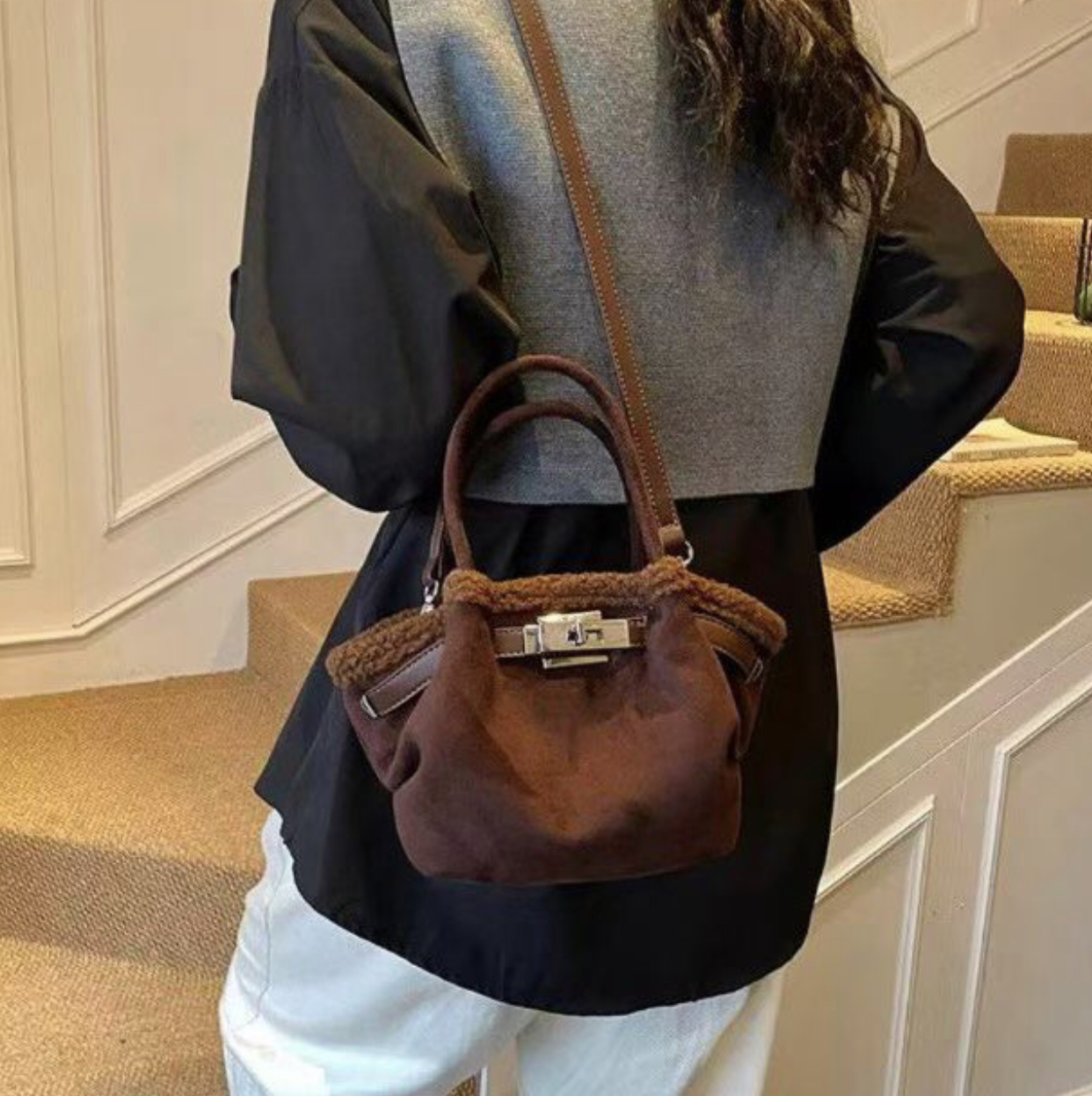 ORANGE-오렌지-OT東大門㊣實拍女裝新款時尚休閑推薦手提包ORANGE手提包圖色2