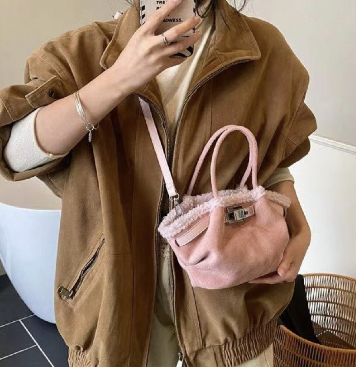 ORANGE-오렌지-OT東大門㊣實拍女裝新款時尚休閑推薦手提包ORANGE手提包圖色3