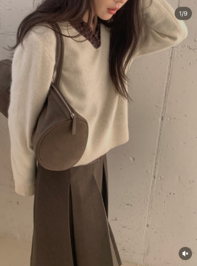 MIELLE-미엘르-OT韓國代購㊣女裝新品時尚休閑針織衫狐貍MIELLE-미엘르-OT針織衫