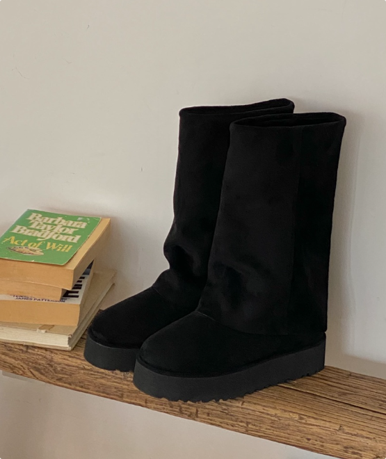 OPPA韓國代購㊣女裝新品時尚真品推薦25秋冬人氣休閑熱賣靴子OPPA靴子圖色1