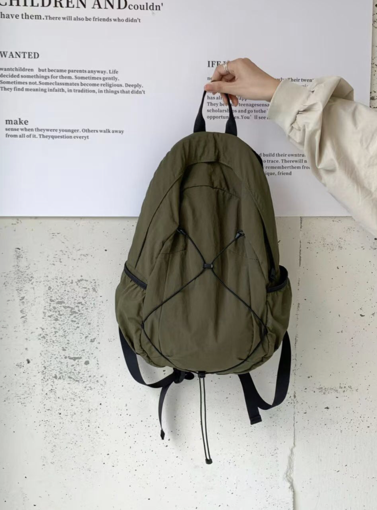 ORANGE-오렌지-OT東大門㊣代購女裝新品人氣時尚雙肩背包ORANGE雙肩背包圖色1