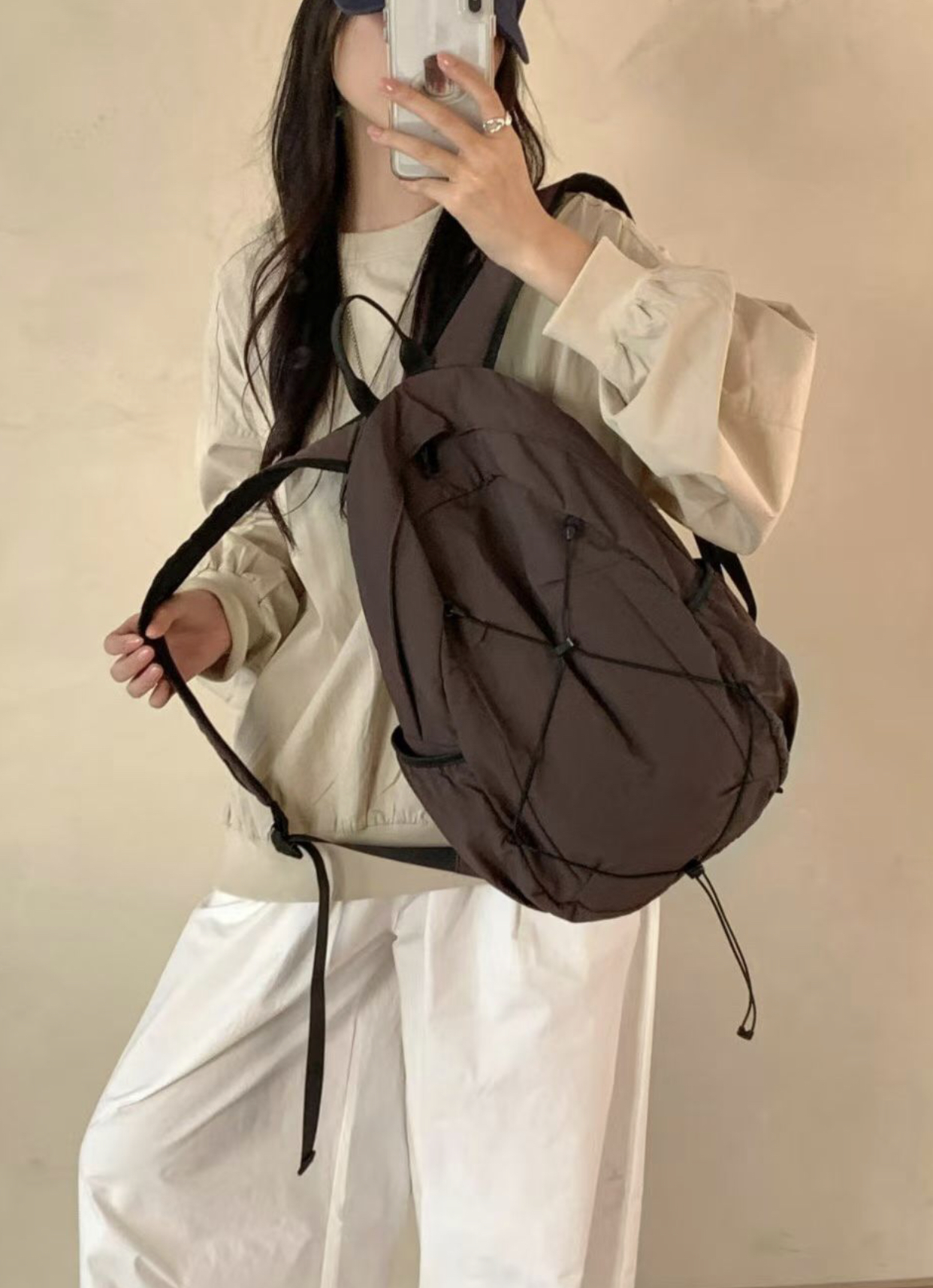 ORANGE-오렌지-OT東大門㊣代購女裝新品人氣時尚雙肩背包ORANGE雙肩背包圖色2