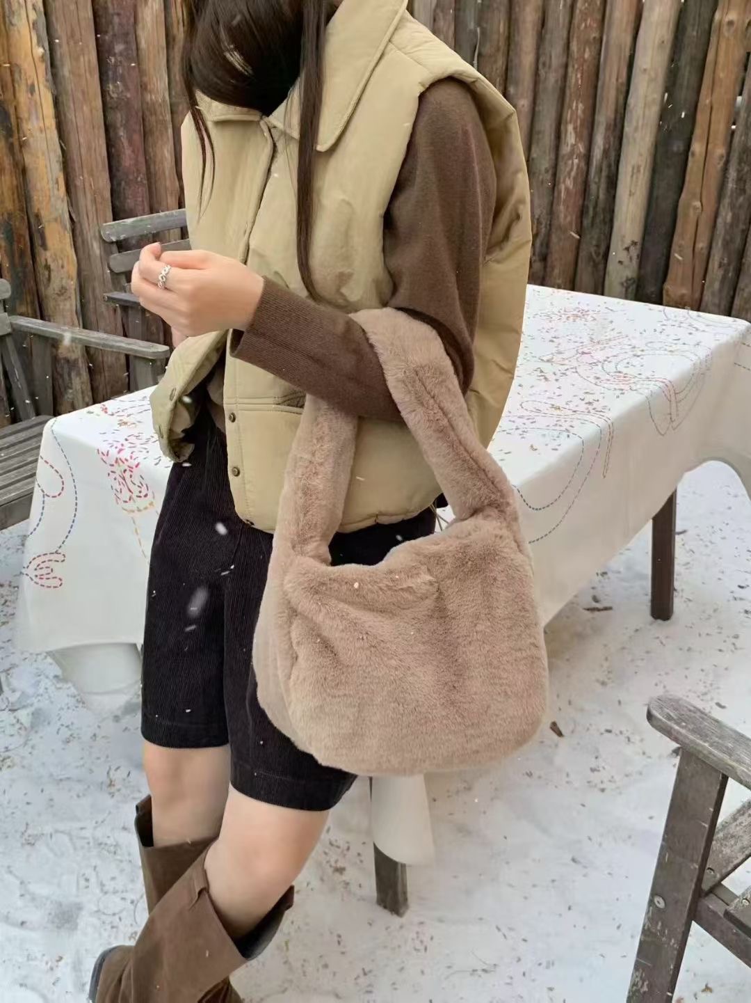 ORANGE-오렌지-OT韓國直郵㊣女士新款推薦職業手拿包腋下包ORANGE手拿包/腋下包圖色1