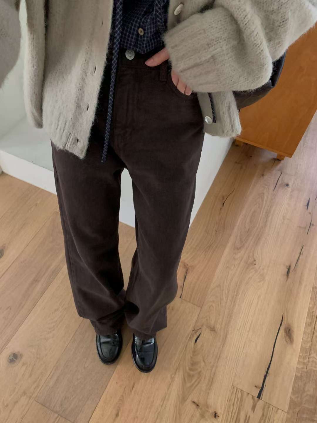 MIELLE-미엘르-OT東大門㊣直郵女士新品25秋冬推薦牛仔褲MIELLE-미엘르-OT牛仔褲