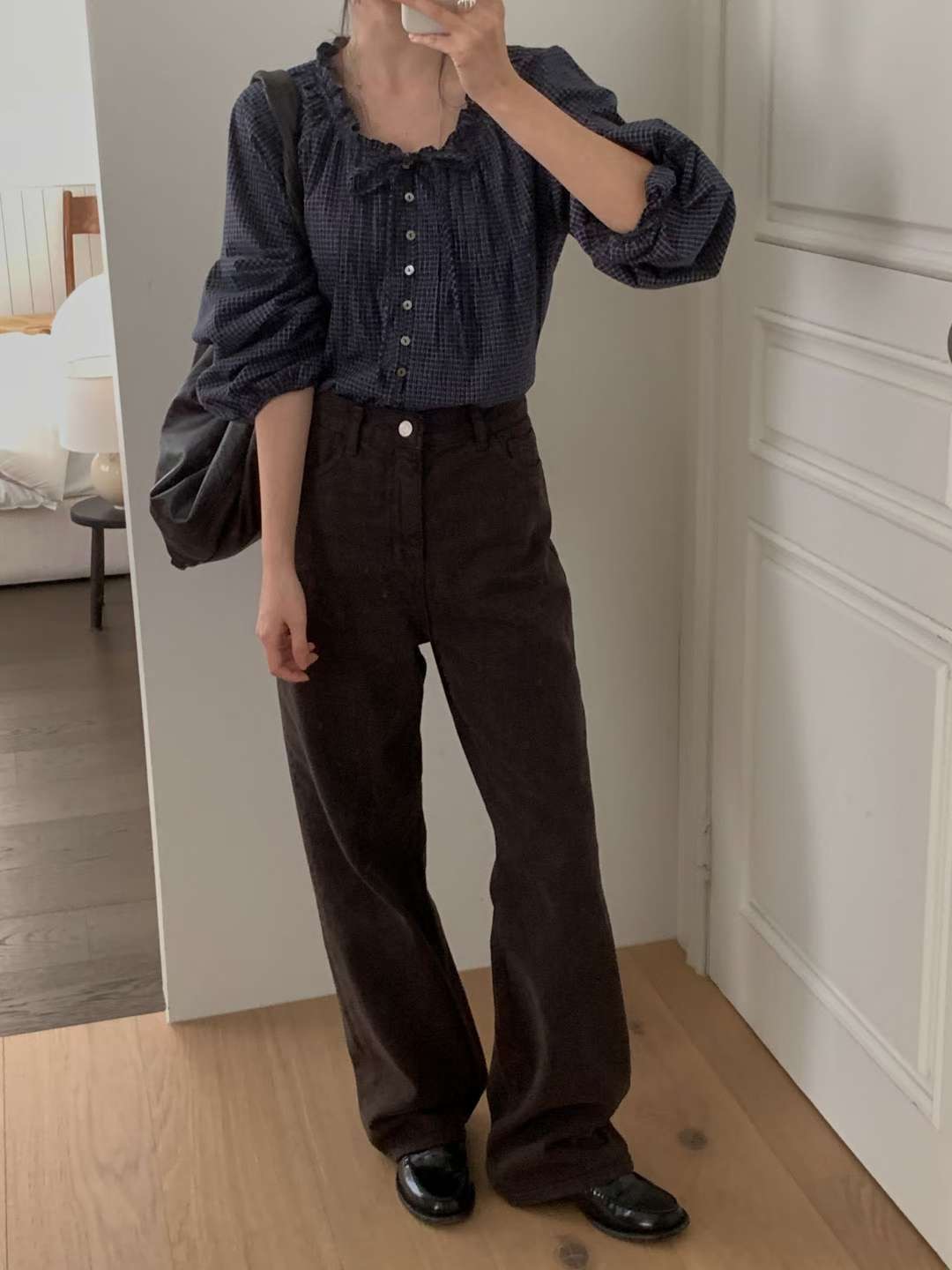 MIELLE-미엘르-OT東大門㊣直郵女士新品25秋冬推薦牛仔褲MIELLE-미엘르-OT牛仔褲圖色1