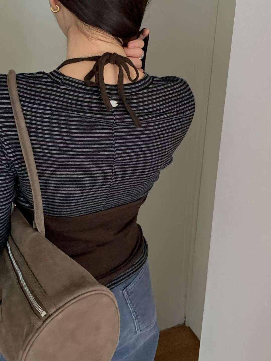 MIELLE-미엘르-OT韓國直郵㊣女裝新款人氣休閑25秋冬長袖T恤MIELLE-미엘르-OT長袖T恤